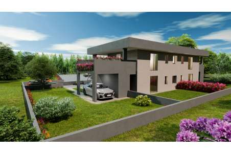 Appartamento bicamere in villa con terrazza